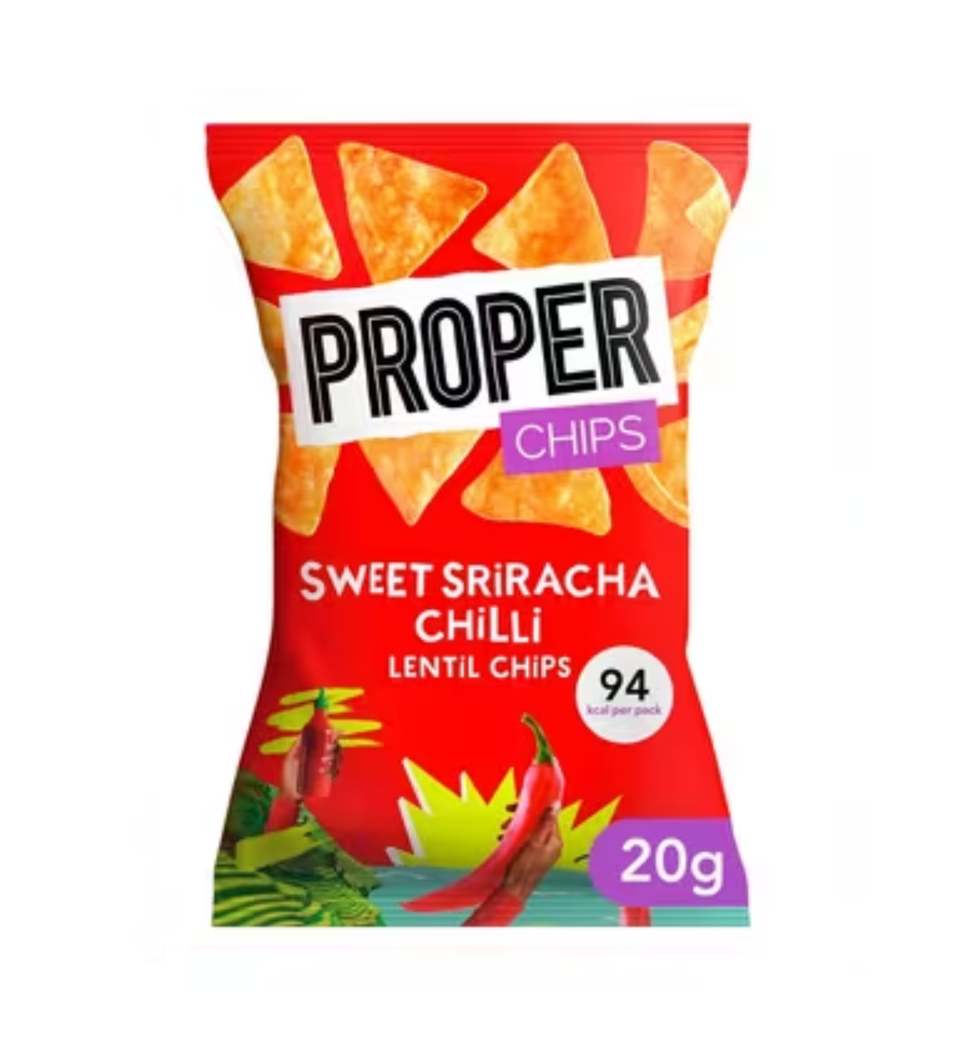 Sweet Sriracha & Chilli Lentil Crisps